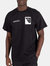 Unisex Short Sleeve Steep Tech Logo Tee - Black