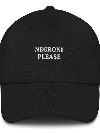 The Refined Spirit Negroni Please - Embroidered Cap product