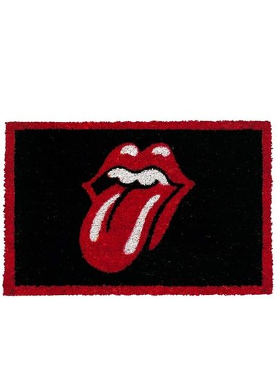 The Rolling Stones The Rolling Stones Lips Door Door Mat (Black/Red) (One Size) product