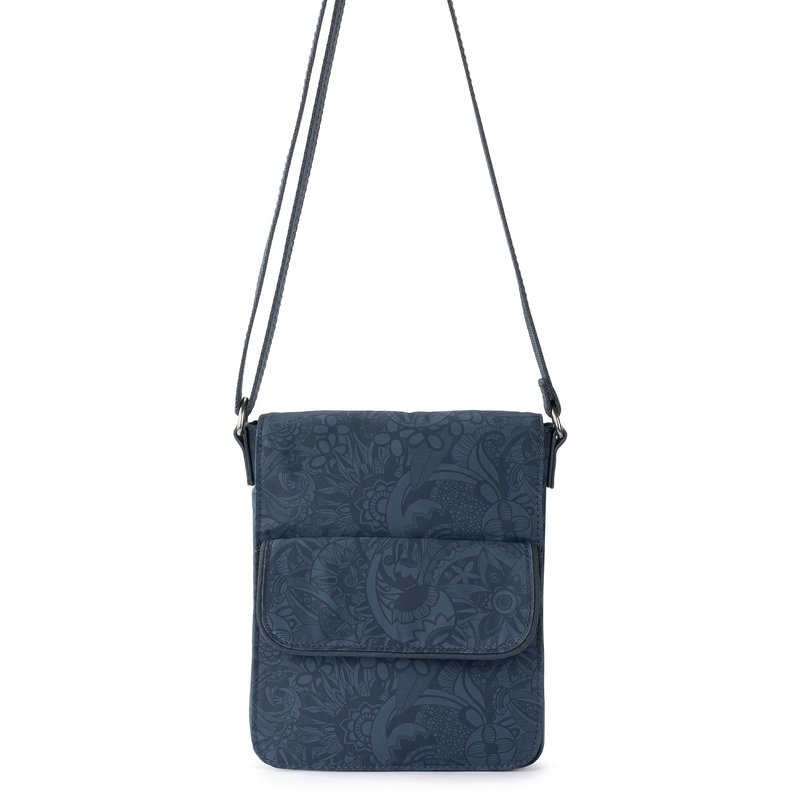 Shop The Sak On The Go Small Flap Messenger In Blue