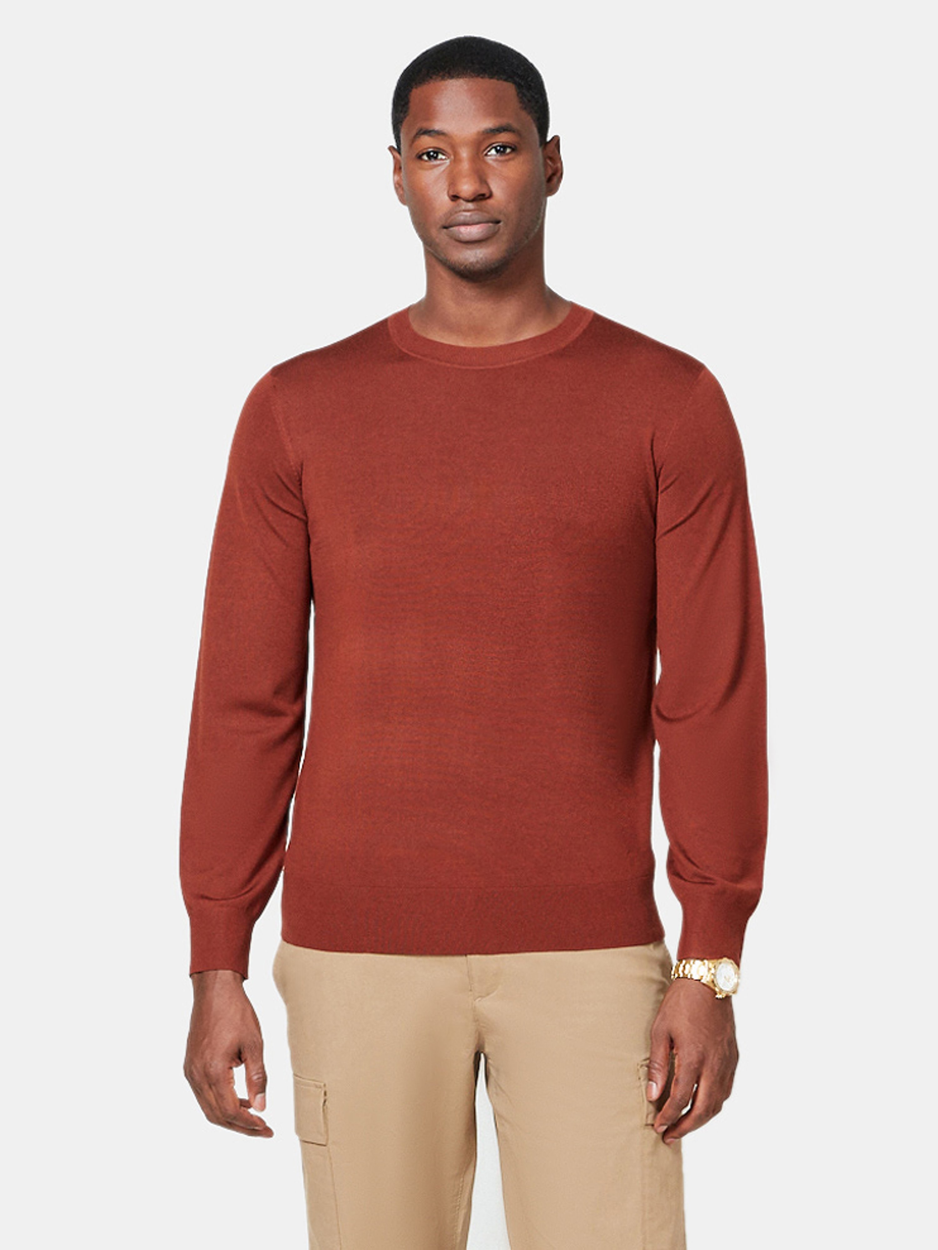 THEORY THEORY CREWNECK LONG SLEEVE PULLOVER SWEATER