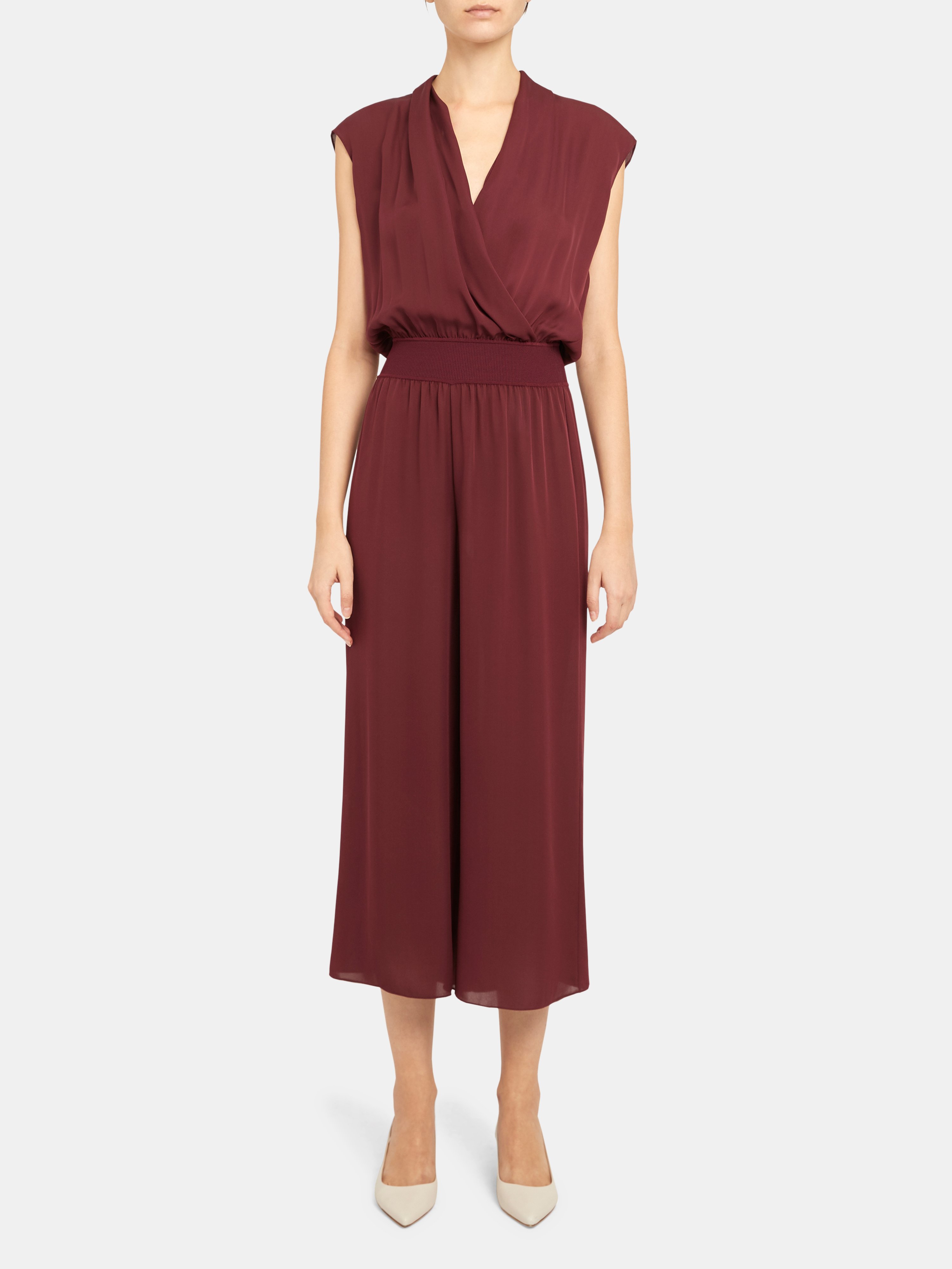 theory silk jumpsuit