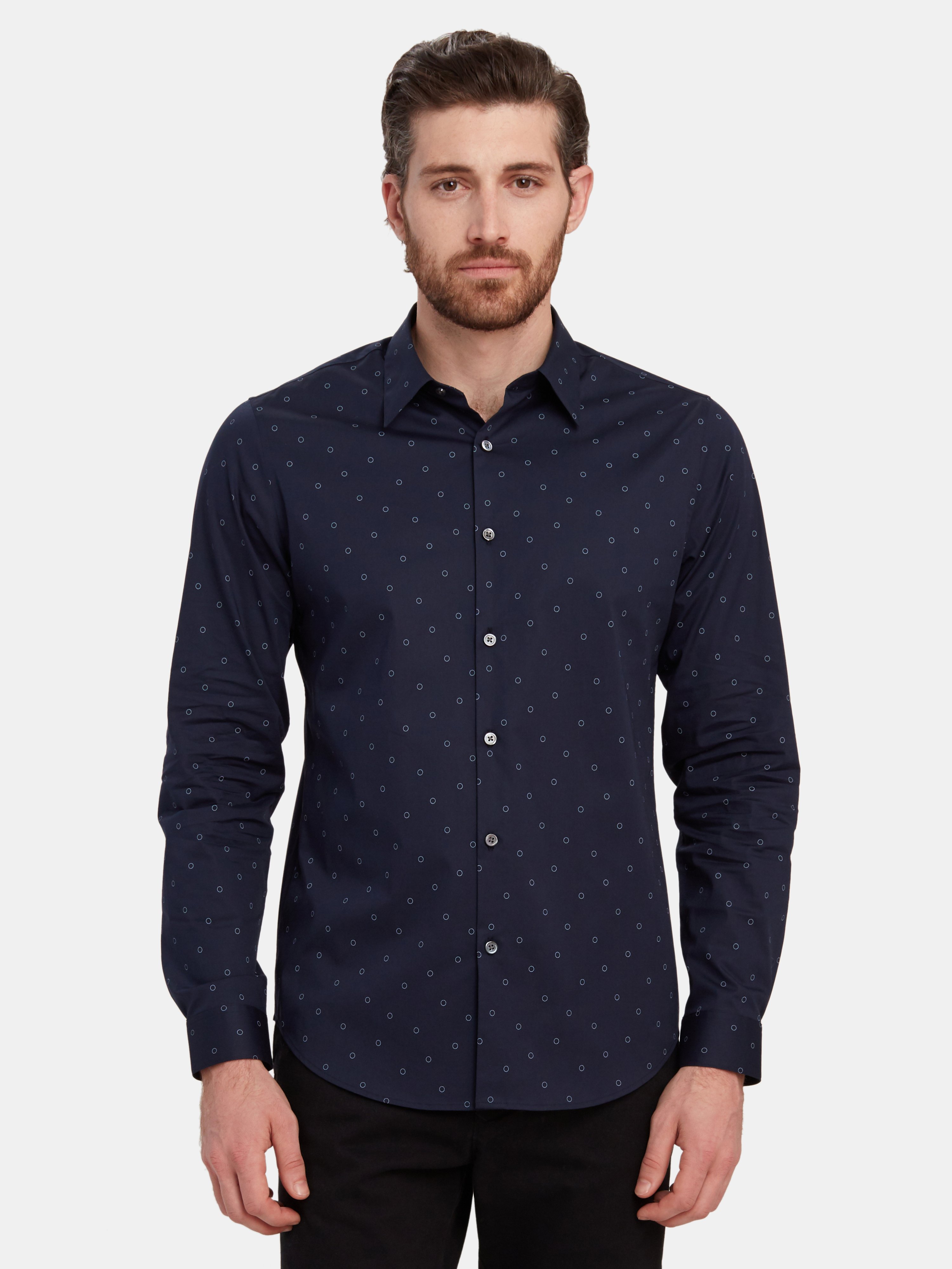 THEORY THEORY IRVING LONG SLEEVE BUTTON DOWN SHIRT