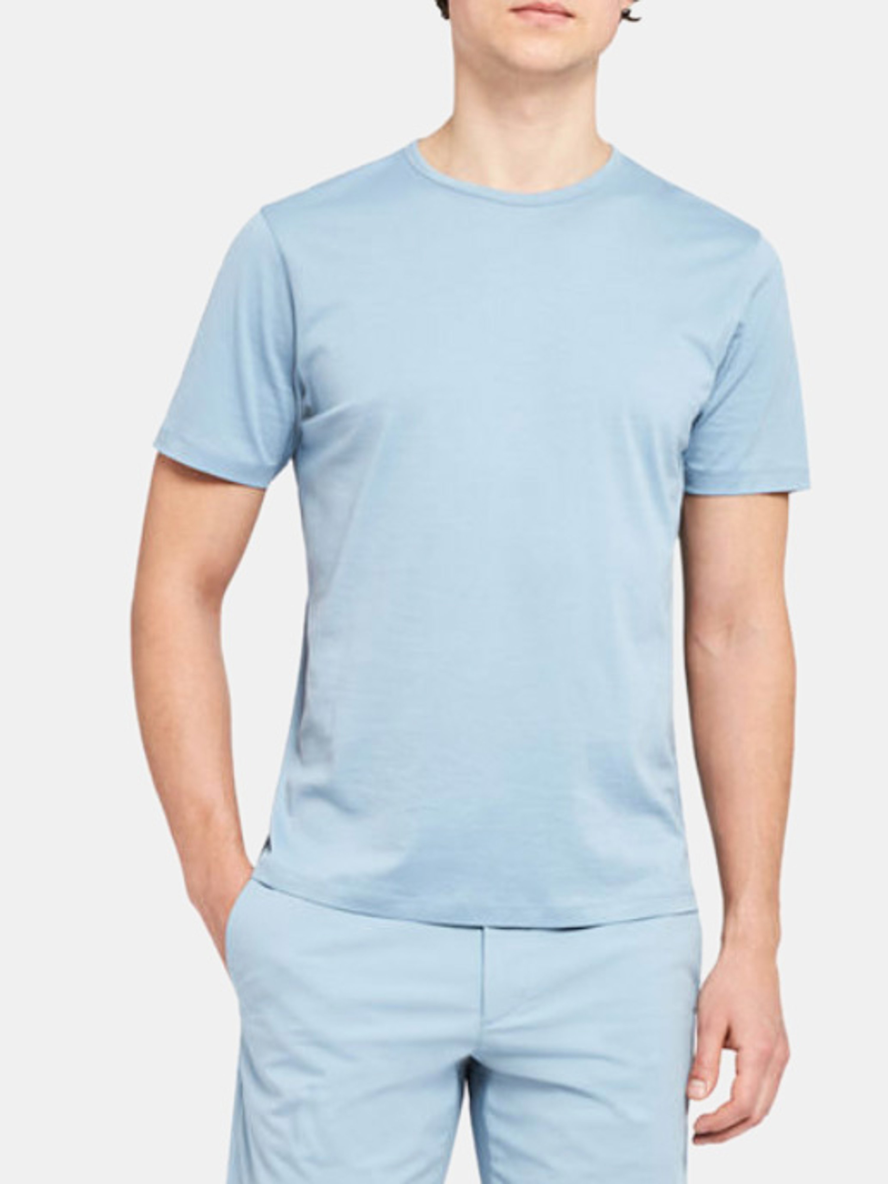 Theory Lux Cotton Precise T-shirt In Lagos