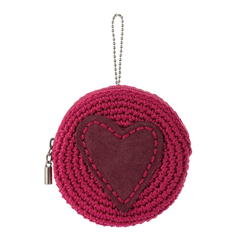The Sak Circle Coin Pouch In Pink