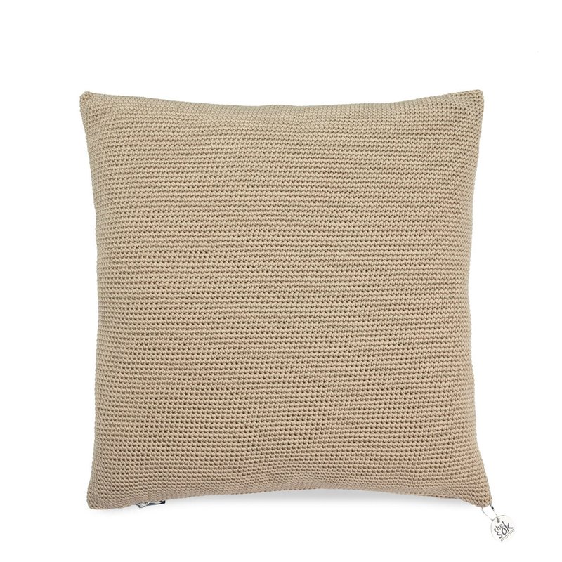 The Sak Home 18 X 18 Pillow Cover In Brown