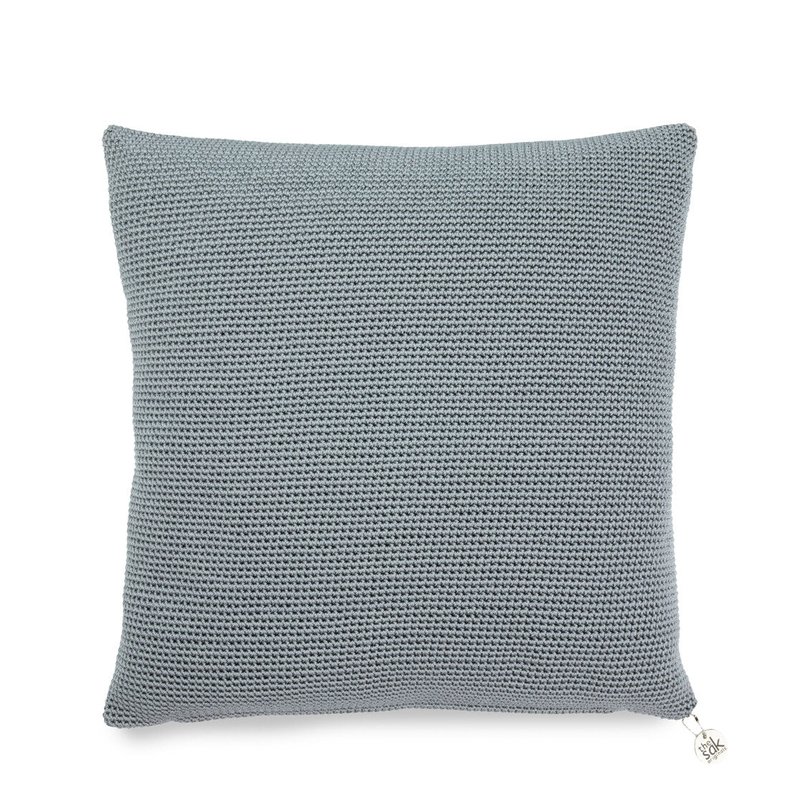 The Sak Home 18 X 18 Pillow Cover In Grey