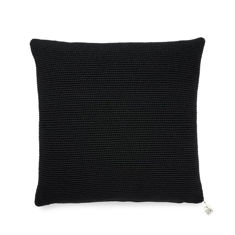 The Sak Home 18 X 18 Pillow Cover In Black