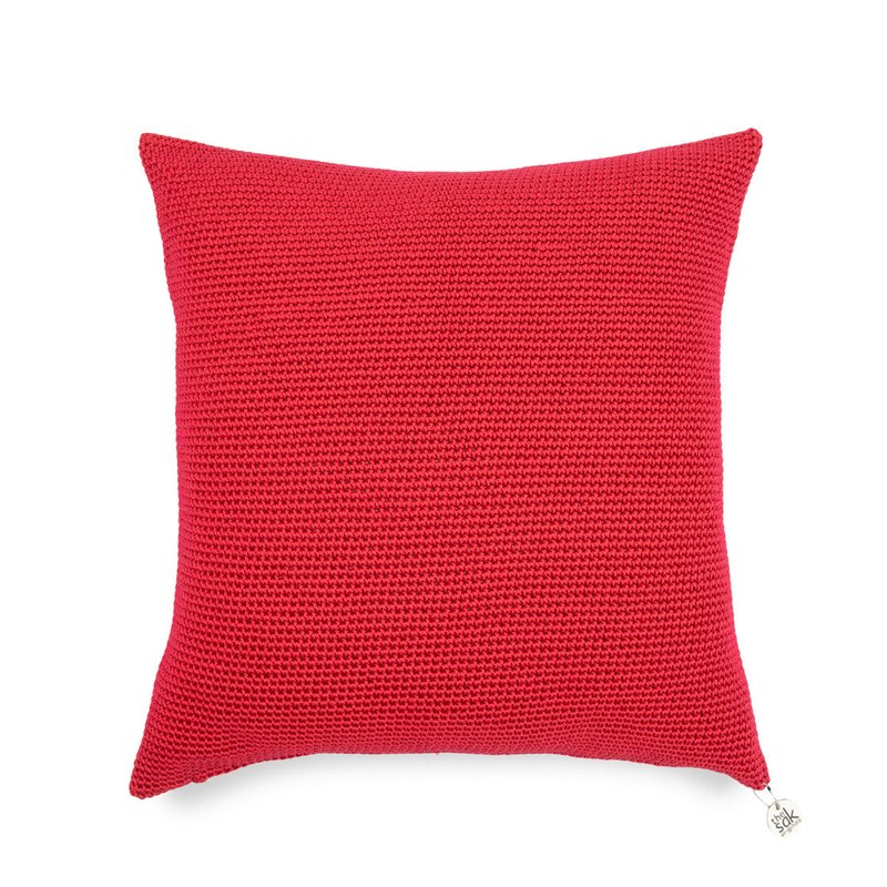 The Sak Home 18 X 18 Pillow Cover In Red