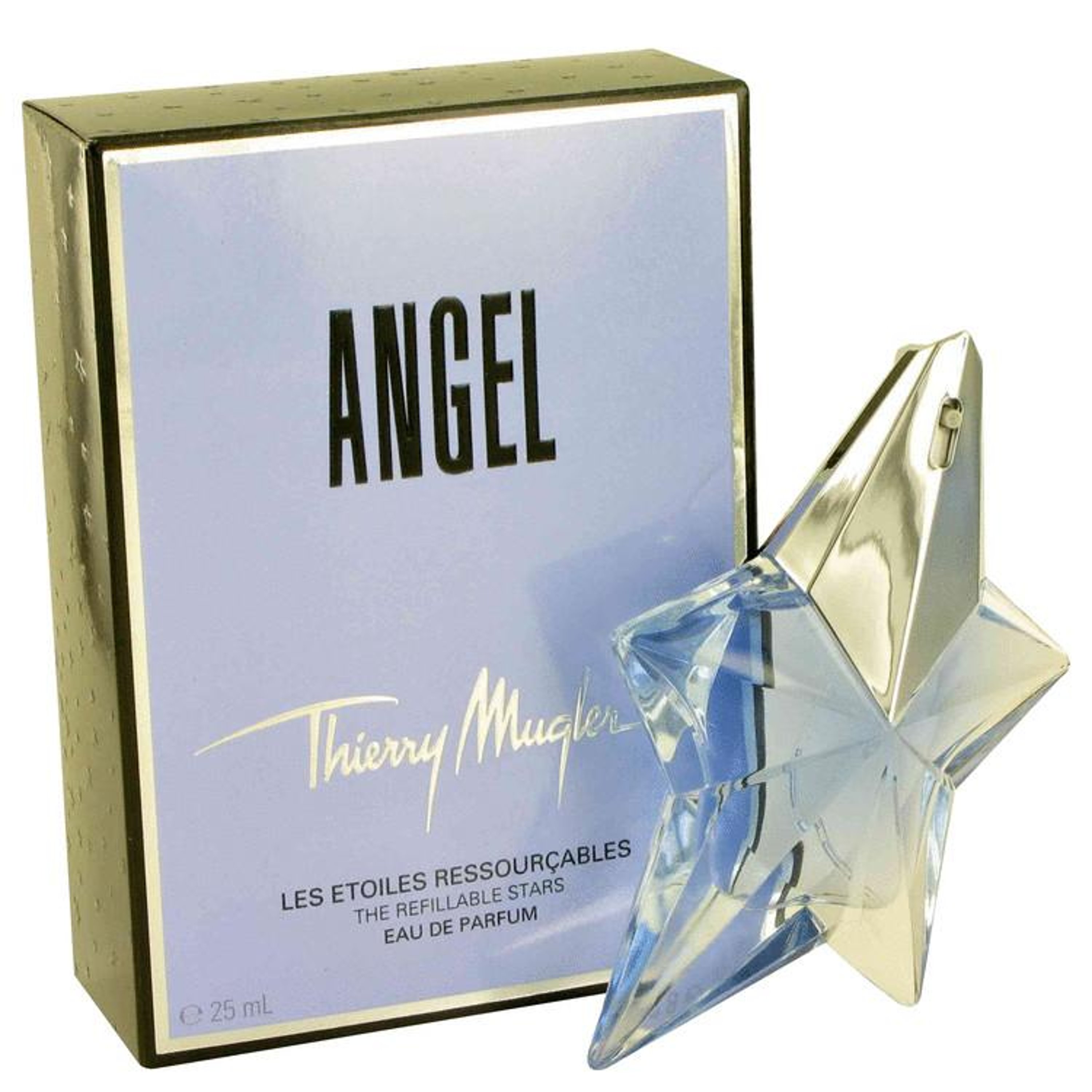 Mugler Thierry  Angel By Thierry  Eau De Parfum Spray Refillable .8 oz
