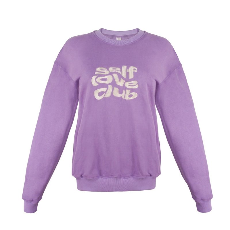 This Is A Love Song Self Love Club Sweatshirt In Purple