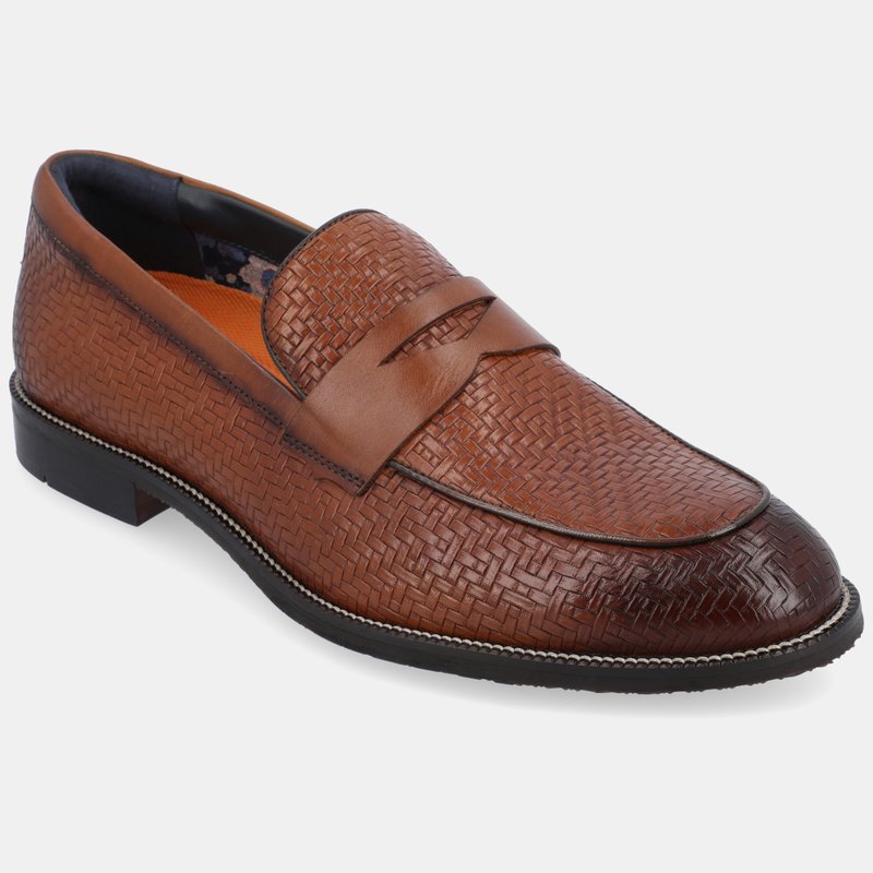 Shop Thomas & Vine Barlow Apron Toe Penny Loafer In Brown
