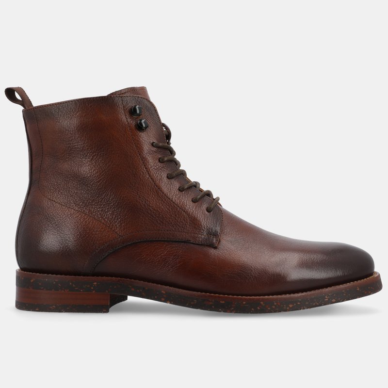 Shop Thomas & Vine Burbank Plain Toe Ankle Boot In Brown