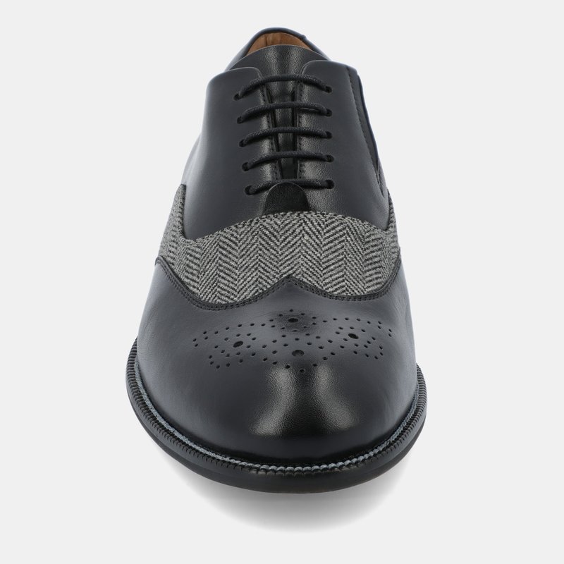 Shop Thomas & Vine Denzell Wingtip Oxford Shoe In Black