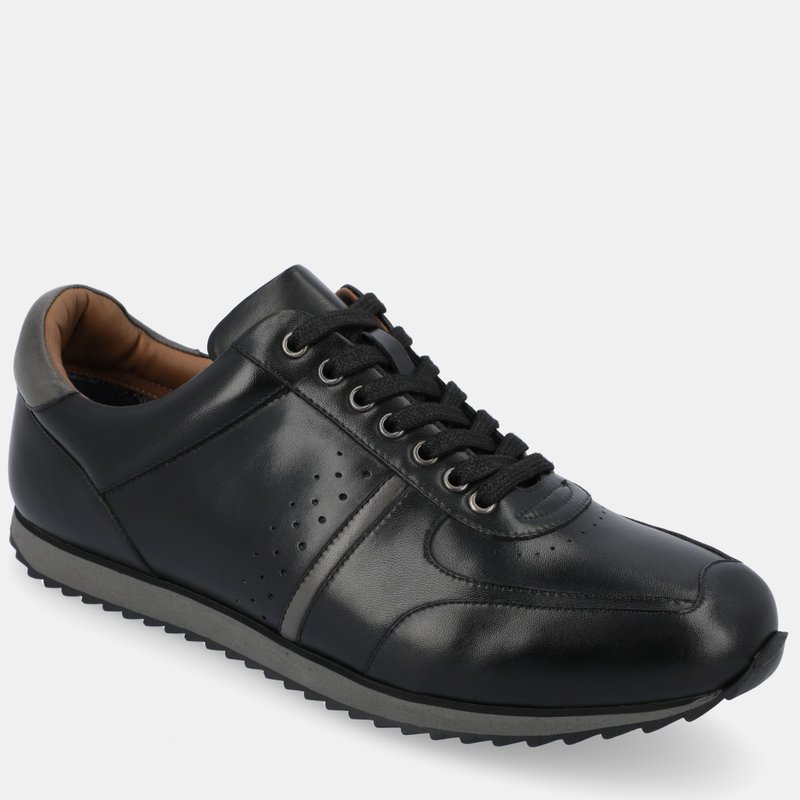 Thomas & Vine Men's Fenway Wide Width Tru Comfort Foam Lace-up Round Toe Sneakers In Black
