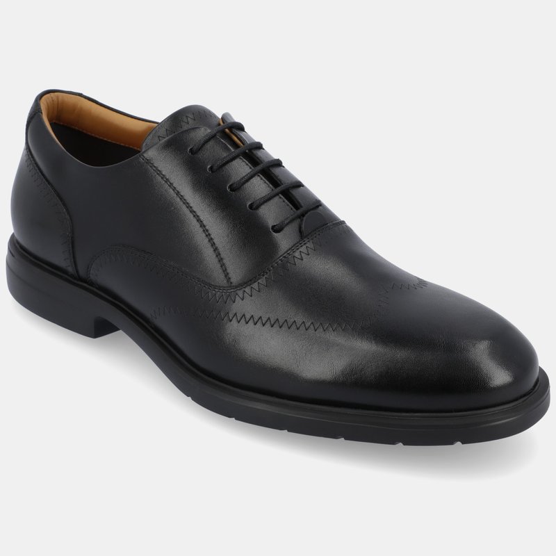 Shop Thomas & Vine Hughes Wide Width Wingtip Oxford Shoes In Black