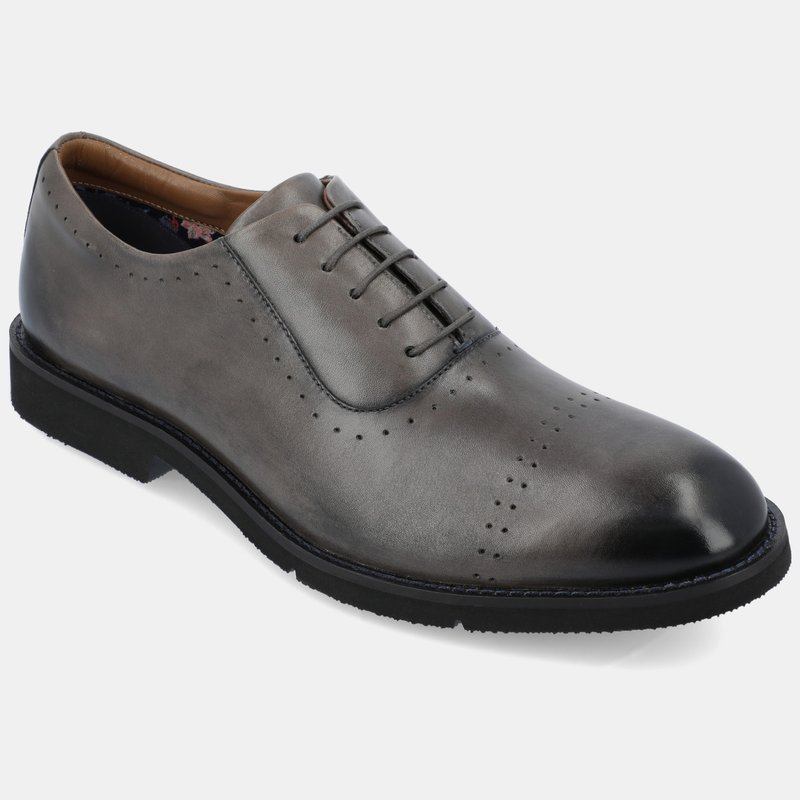 Thomas & Vine Thomas And Vine Morey Perforated Oxford Shoe In Grey