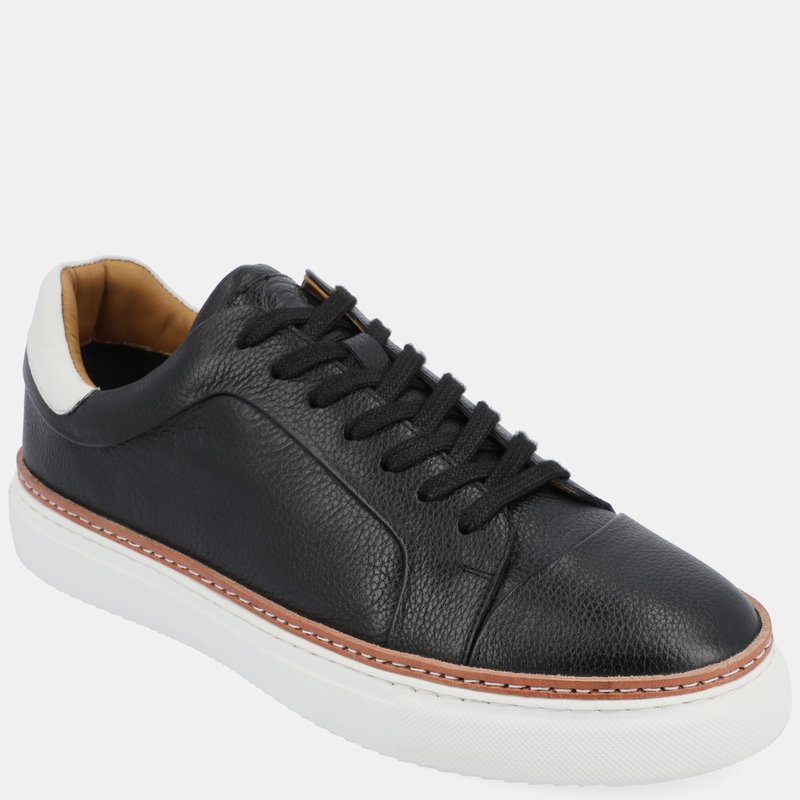 Thomas & Vine Nathan Casual Leather Sneaker In Black