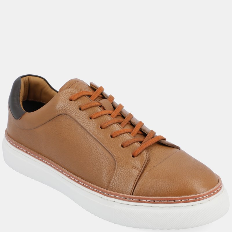 Thomas & Vine Nathan Casual Leather Sneaker In Brown