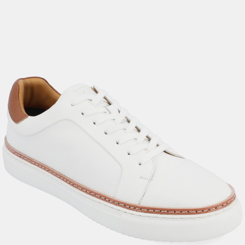 Thomas & Vine Nathan Casual Leather Sneaker In White