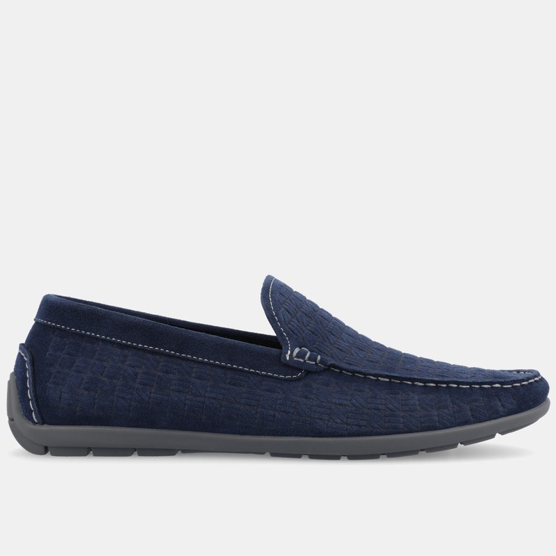 Shop Thomas & Vine Newman Moc Toe Driving Loafer In Blue