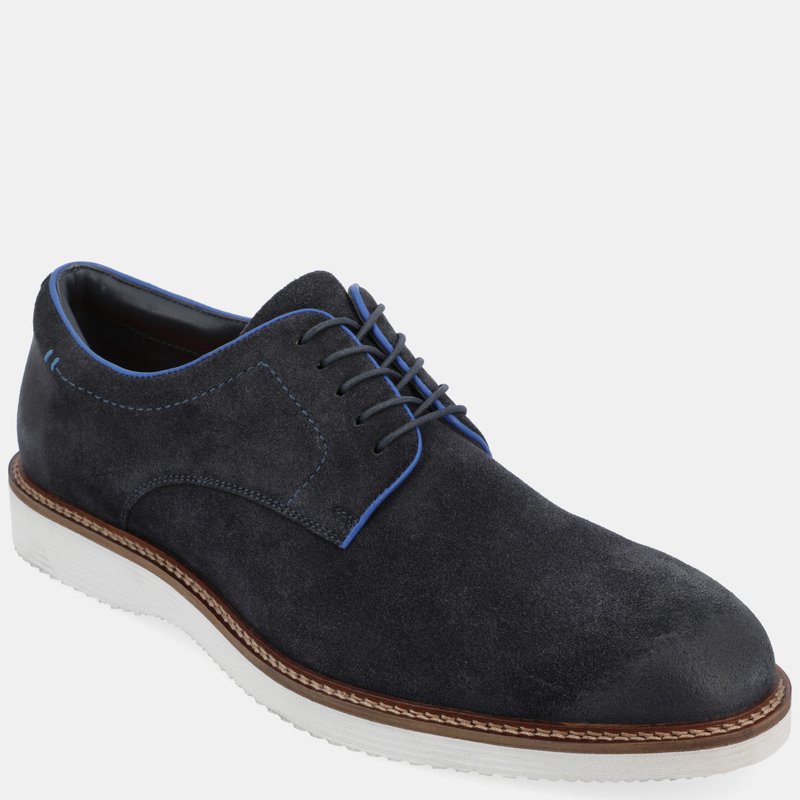 Shop Thomas & Vine Seneca Plain Toe Derby Shoes In Blue