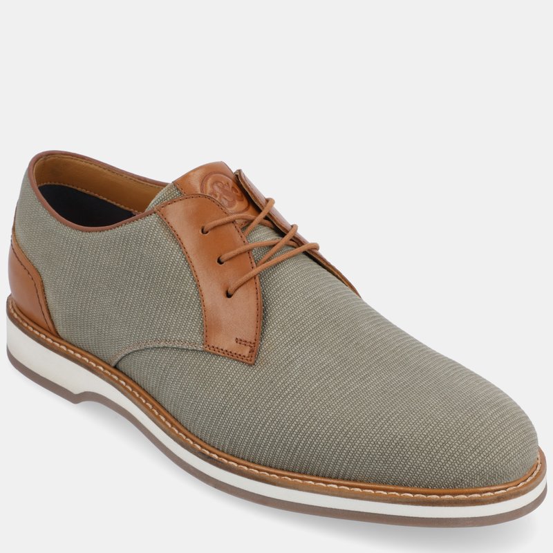Shop Thomas & Vine Taggert Plain Toe Derby Shoes In Brown