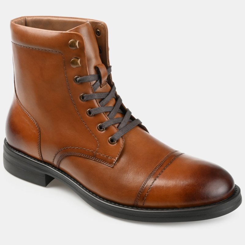 Shop Thomas & Vine Darko Cap Toe Ankle Boot In Brown