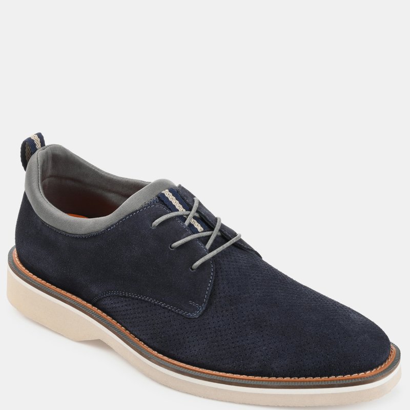 Thomas & Vine Thomas And Vine  Desmond Perforated Derby In Navy
