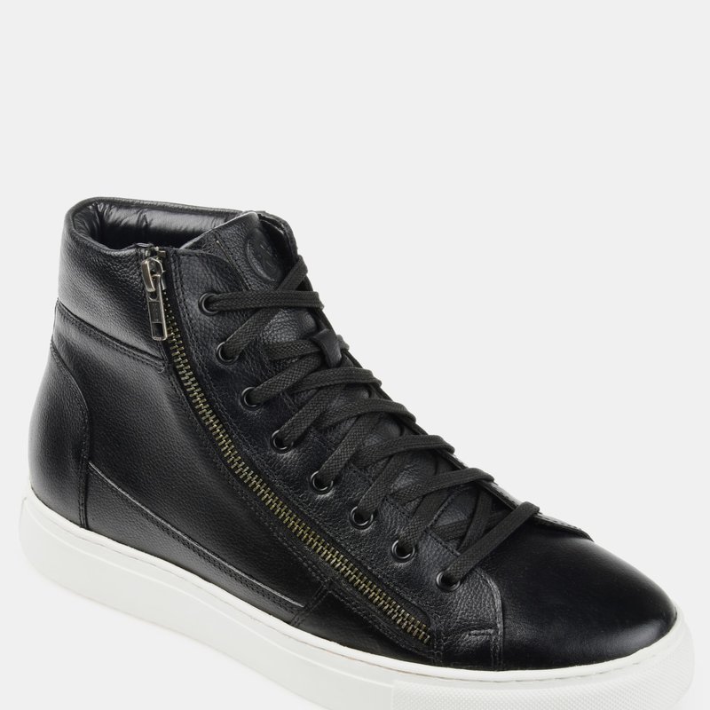Shop Thomas & Vine Xander Leather High Top Sneaker In Black