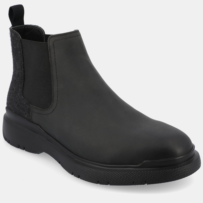 Shop Thomas & Vine Water Resistant Plain Toe Chelsea Boot In Black