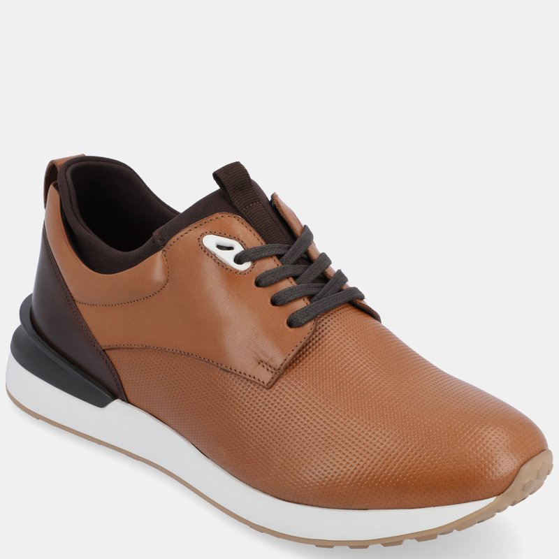 Thomas & Vine Zach Casual Leather Sneaker In Brown