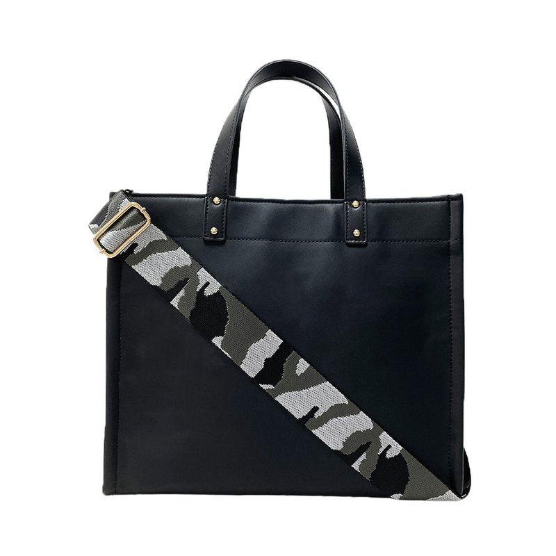 Threaded Pear Campbell Tote In Black
