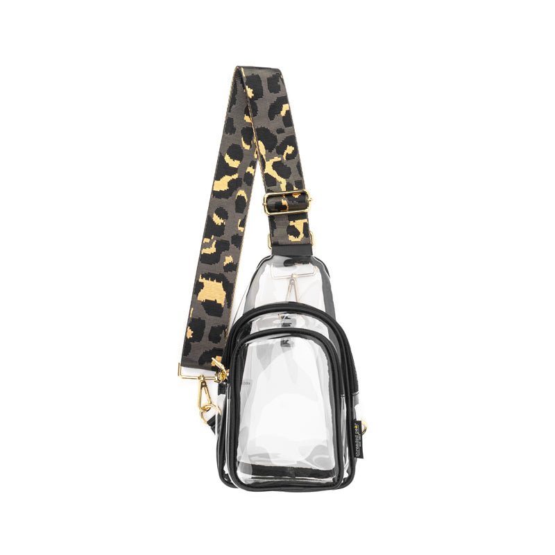Threaded Pear Clear Riley Sling | Choose Your Strap In Black