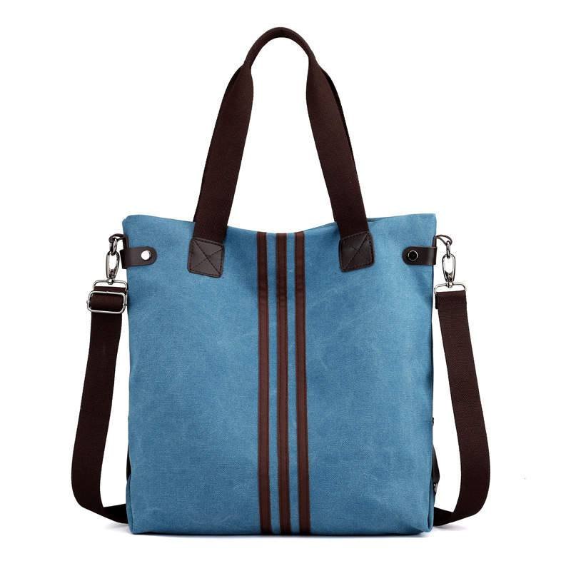 Threaded Pear Kelly Tote In Blue