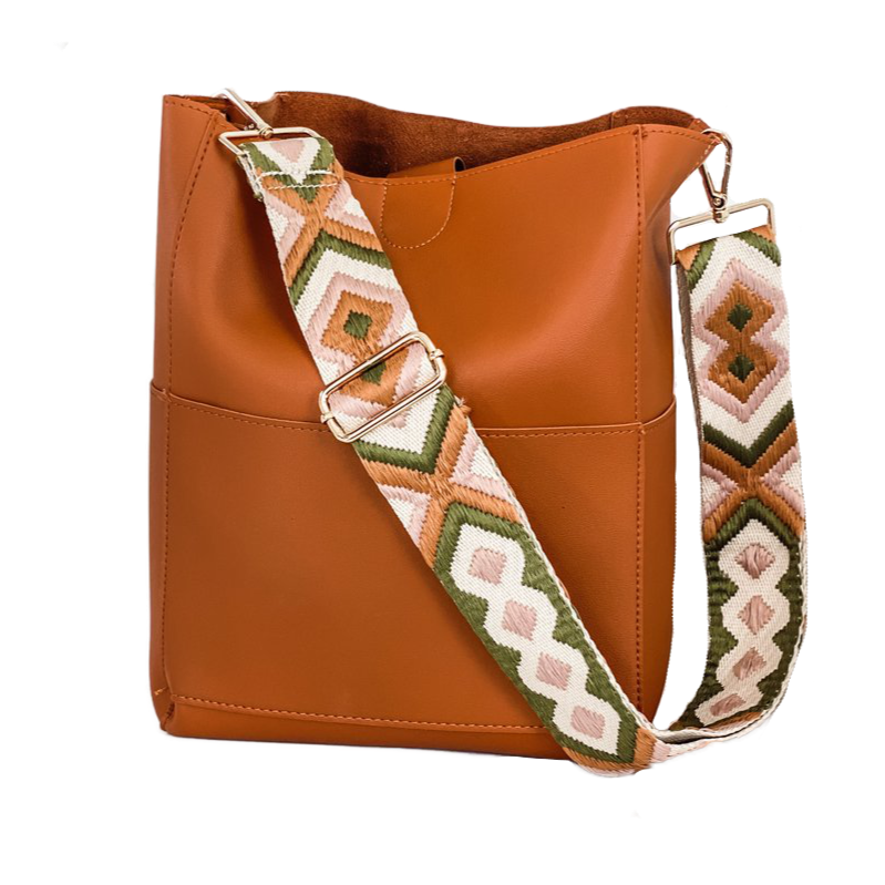 Threaded Pear Kyndall Handbag | Choose Your Strap In Brown