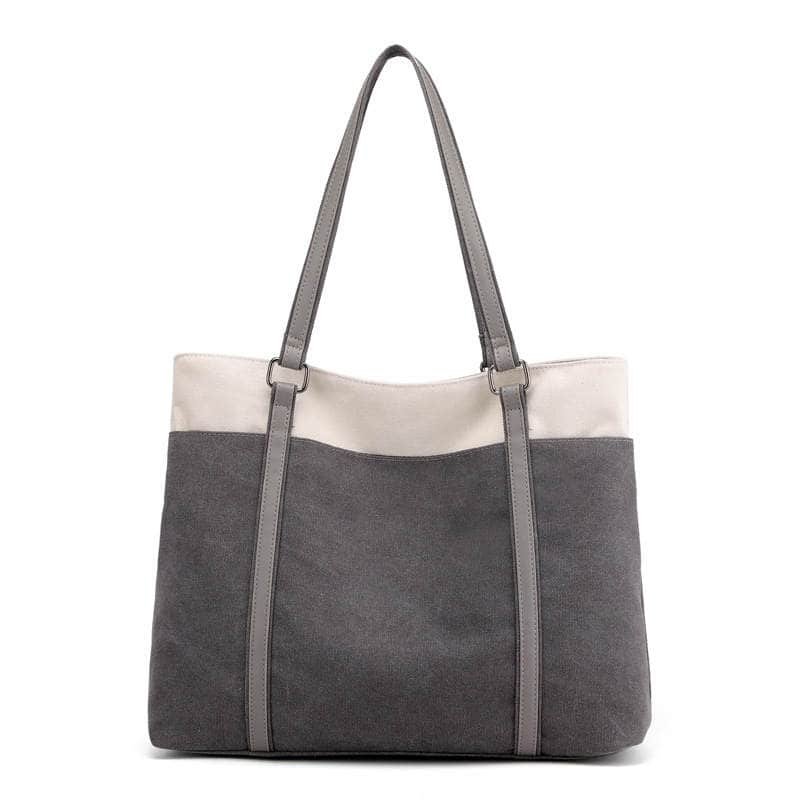 Threaded Pear Lilly Tote In Grey