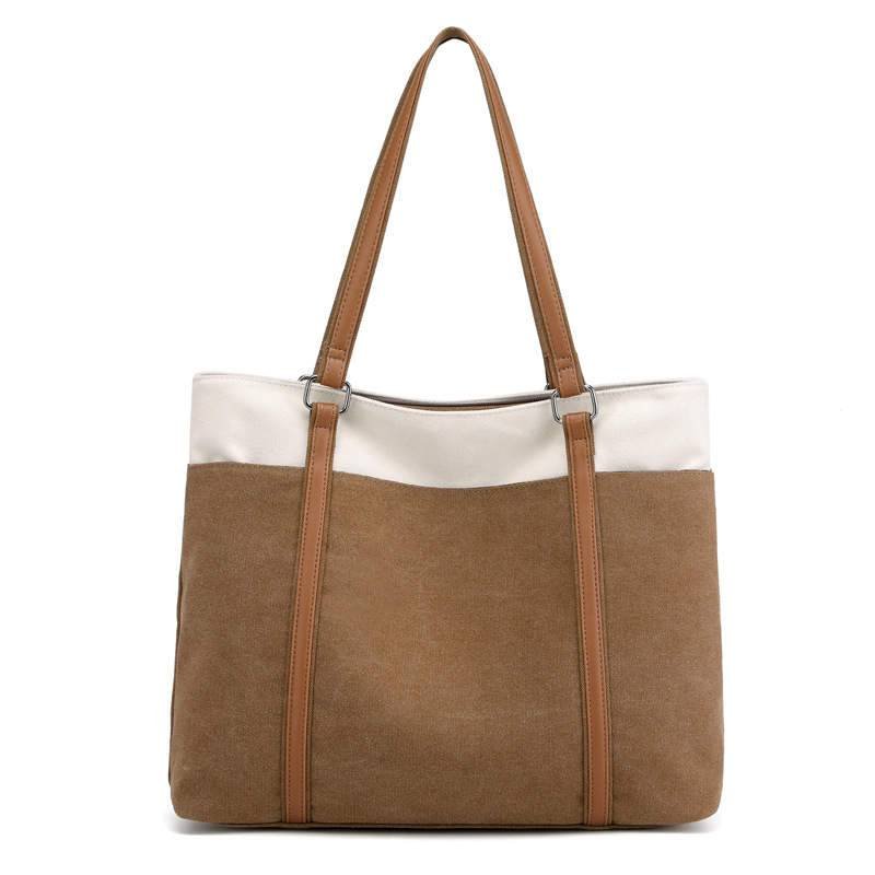 Threaded Pear Lilly Tote In Brown