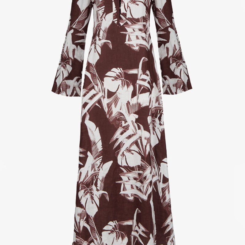 Shop Three Graces Veronica Dress In Brown