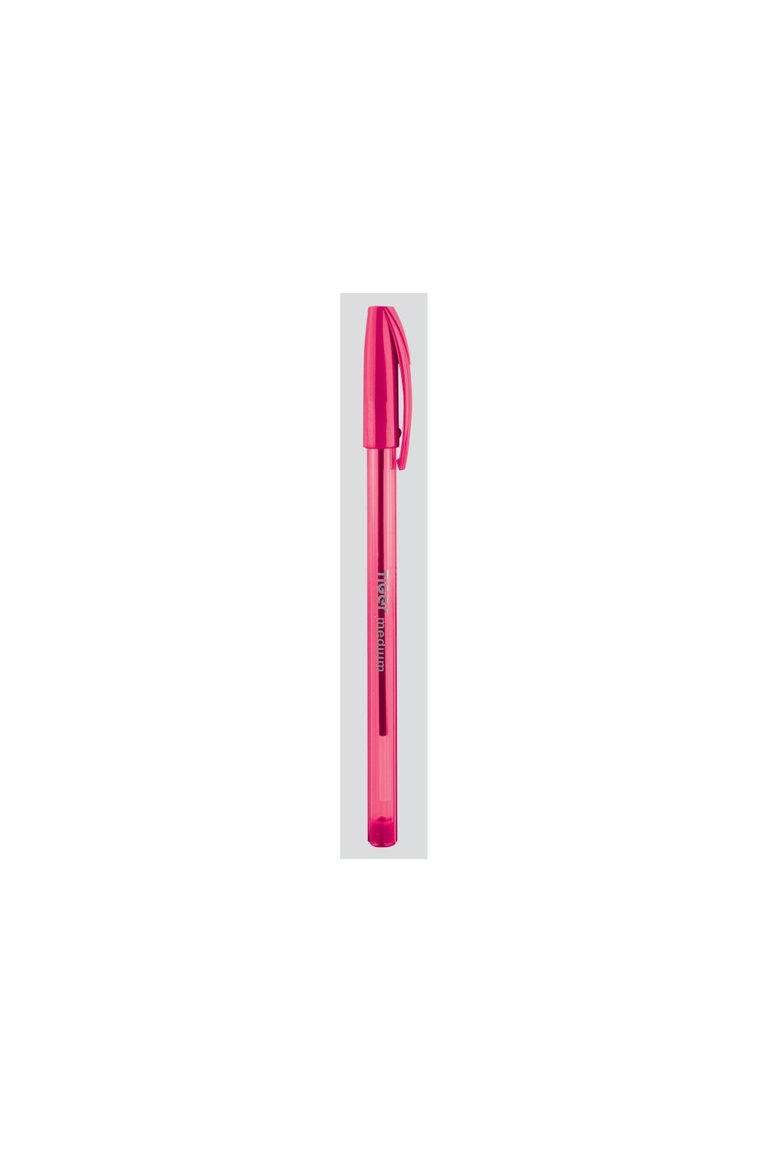 Tiger Ballpoint Pen (Pack of 50) (Pink) (One Size)