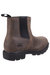 Mens Sawhorse Dealer Slip On Safety Leather Boots (Brown)