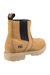 Mens Sawhorse Dealer Slip On Safety Leather Boots (Wheat)