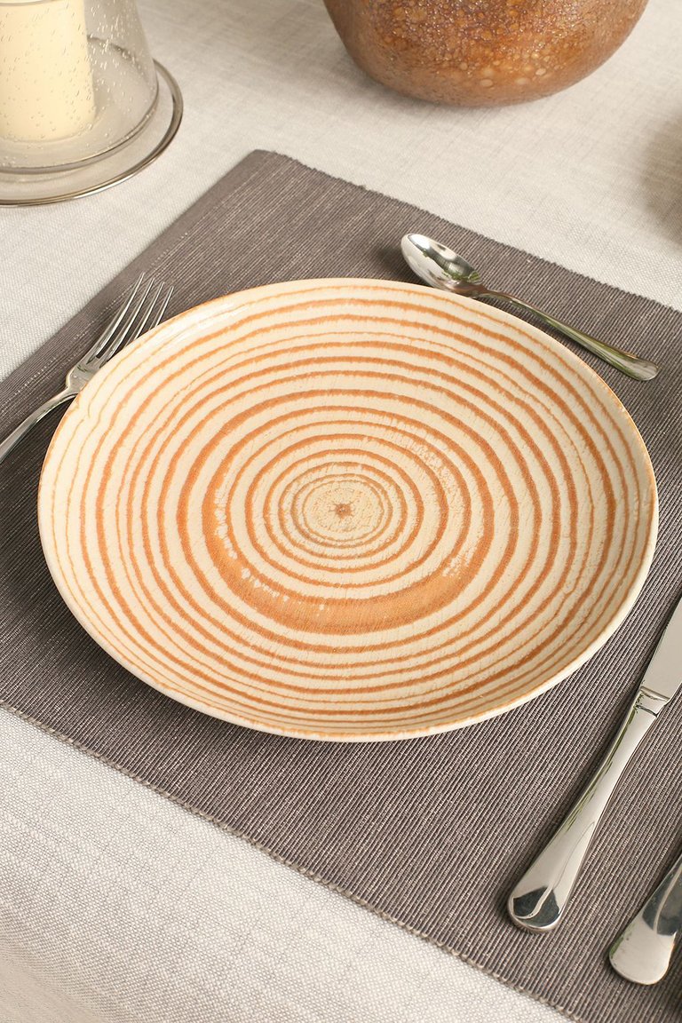 Goblin Beige Porcelain Dinner Plates, Set Of 6 - Beige