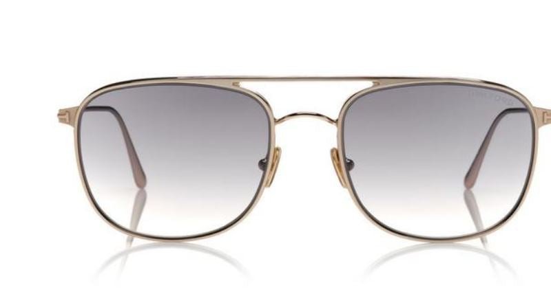 Tom Ford Jake Sunglasses In Gold