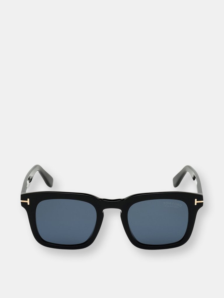 Tom Ford Dax Sunglasses - Black-blue lens