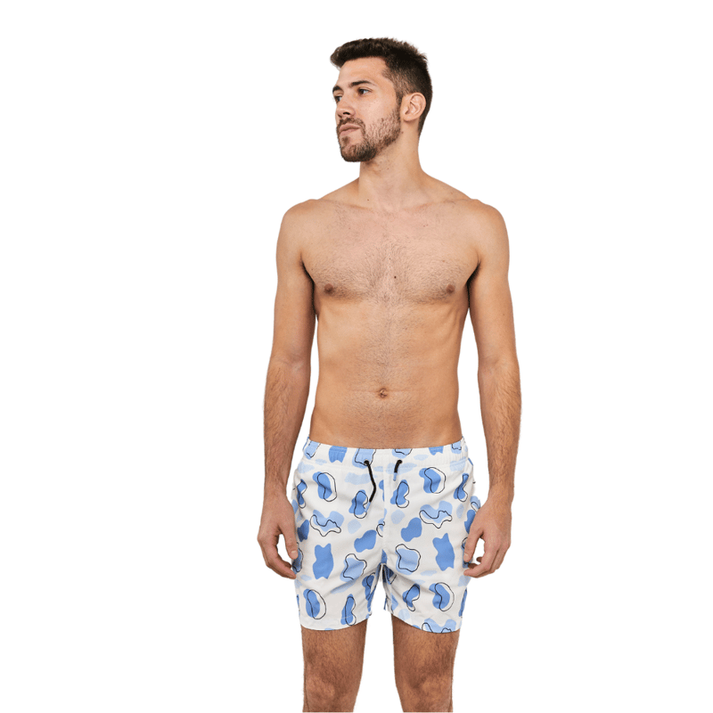 Too Cool Beachwear Spots Men Short In Blue