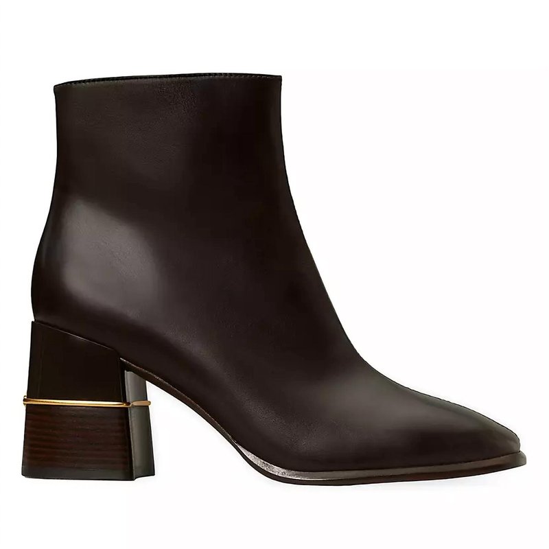Shop Tory Burch Leather Ankle Boot In Brown