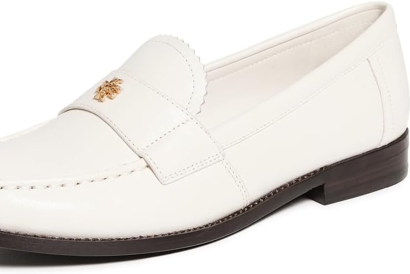 Shop Tory Burch Women's Classic Loafers In White