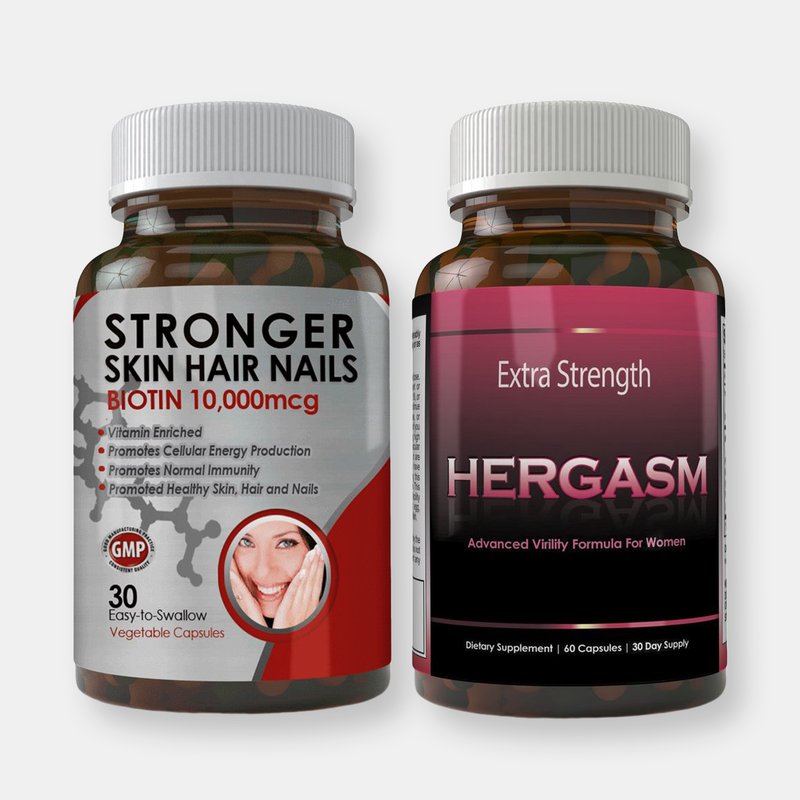 Totally Products Biotin 10,000mcg And Hergasm Combo Pack
