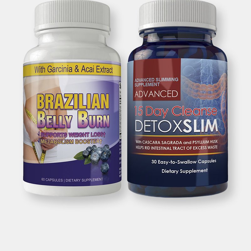 Totally Products Brazilian Belly Burn And 15-day Detox Combo Pack